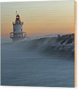 Spring Point Ledge Lighthouse Wood Print