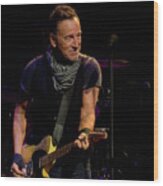 Springsteen-cleveland River Tour 2016 Wood Print