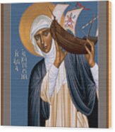 St. Catherine Of Siena - Rlcos Wood Print