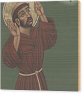 St Francis- Viriditas Wood Print