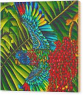 Amazona Versicolor - Exotic Bird Wood Print