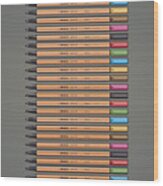 Stabilo Point 88 Fineliner Poster Wood Print