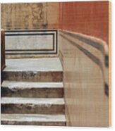 Staircase Minimal Wood Print