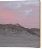 Stairway To Heaven Sunset Wood Print