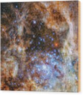 Star Cluster R136 Wood Print