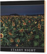 Starry Night Wood Print