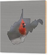 State Bird Of West Virginia Wood Print