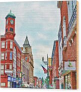 Staunton Virginia - The Queen City - Art Of The Small Town Wood Print
