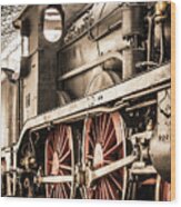 Steam Locomotive Fs 552.036 Wood Print
