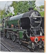 Steam Train On North York Moors Railway Wood Print