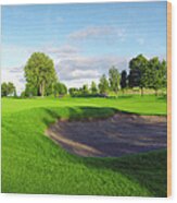 Stirling Golf Club 10th Wood Print