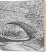 Stone Bridge Wood Print