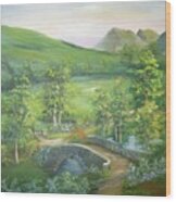 Stonebridge River Crossing Wood Print