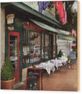 Store Front - Annapolis Md - Harry Brownes Wood Print