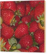 Strawberries 731 Wood Print