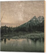 String Lake Trail With Filter Wood Print