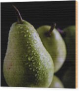 Succulent Pears Wood Print