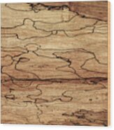 Sugar Maple Spalted Wood Grain Pattern Wood Print