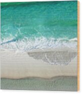 Sugar Sand Beach Wood Print