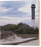 Sullivan's Island Lighthouse - South Carolina Wood Print