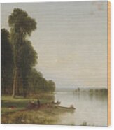 Summer Day On Conesus Lake, 1870 Wood Print