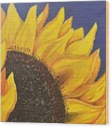 Sunflower Ii Wood Print