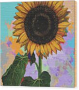 Sunflowers #4 Wood Print