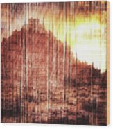 Sunrise In Egypt Wood Print