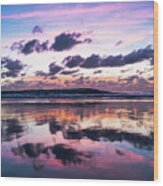 Sunrise Pink Wisps Delray Beach Florida Wood Print