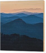 Sunset In The Black Hills Wood Print