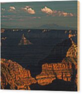 Sunset North Rim Grand Canyon National Park Arizona Wood Print