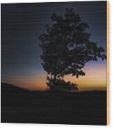 Sunset Over Pennsylvania Wood Print