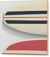Surfboards Cell Phone Case Wood Print