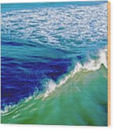 Surfs Up Daytona Beach Wood Print