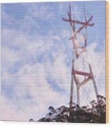 Sutro Tower Wood Print