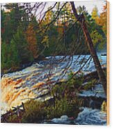 Tahquamenon Lower Falls Wood Print