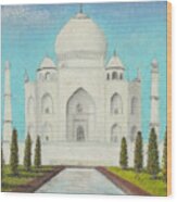 Taj Mahal Wood Print