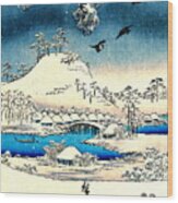 Tale Of Genji 1853 Middle Wood Print
