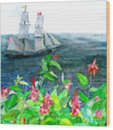 Tall Ships In Victoria Bc Wood Print