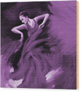 Tango Dancer 01 Wood Print