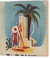 Taormina, Sicily, Italy - Couples - Retro Travel Poster - Vintage Poster Wood Print