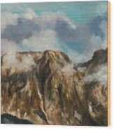 Tatry Mountains- Giewont Wood Print