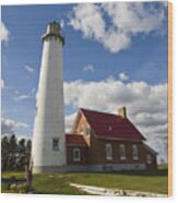 Tawas Point Lighthouse Wood Print