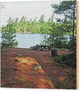 Temagami Island Campsite I Wood Print