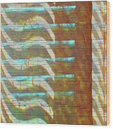 Textured Patterns Wood Print