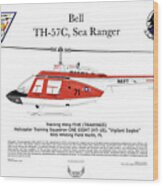 Th-57c Sea Ranger Wood Print