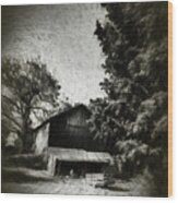 The Barn Yard Wagon Wood Print