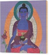 The Buddha Of Medicine Wood Print