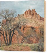 The Castle, Capitol Reef National Park Wood Print