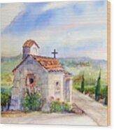The Chapel - Castello Di Amorosa Wood Print